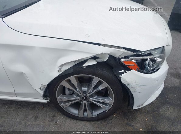 WDDWK4KB9JF700596 2018 MERCEDES-BENZ C-CLASS White წინა ხედი