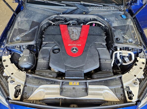 WDDWK6EB7HF570755 2017 MERCEDES-BENZ C Blue Вид задньої частини салону