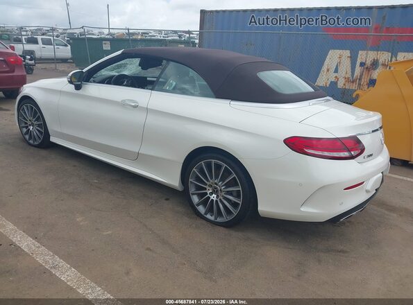 WDDWK8DB8KF857218 2019 MERCEDES-BENZ C-CLASS White Հետևի ձախ