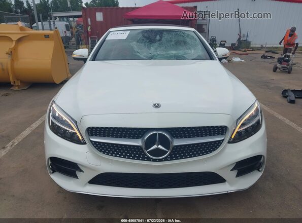 WDDWK8DB8KF857218 2019 MERCEDES-BENZ C-CLASS White Առջևի վահանակի տեսք