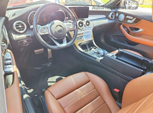 WDDWK8DB9LF943963 2020 MERCEDES-BENZ C Silver წინა პანელის ხედი