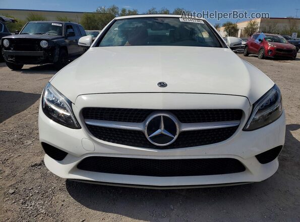 WDDWK8DBXKF931416 2019 MERCEDES-BENZ C White Widok z przodu