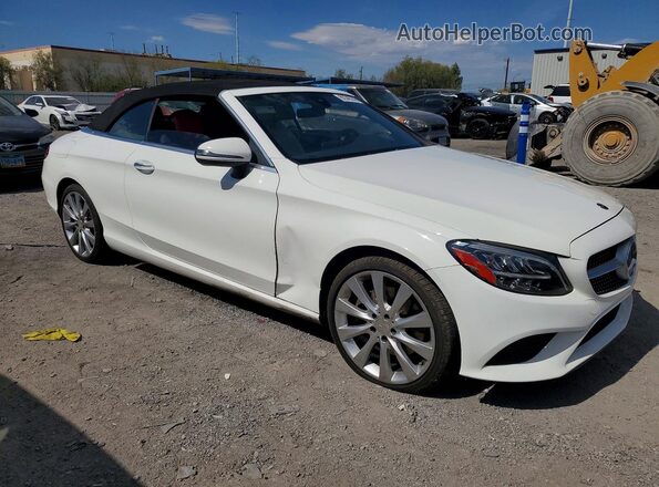 WDDWK8DBXKF931416 2019 MERCEDES-BENZ C White Przód prawy