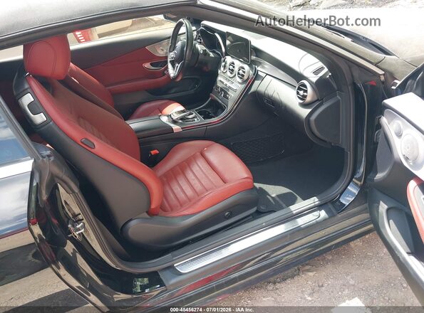 WDDWK8EB0KF786224 2019 MERCEDES-BENZ C-CLASS Black წინა სალონის ხედი