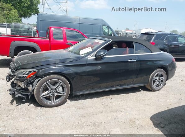 WDDWK8EB0KF786224 2019 MERCEDES-BENZ C-CLASS Black სალონის 360-გრადუსიანი ხედი