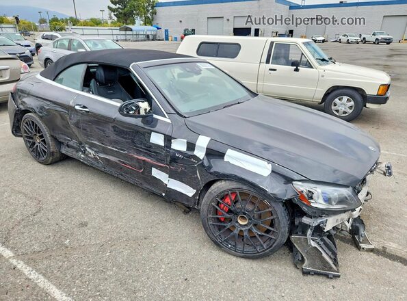 WDDWK8HB9KF847338 2019 MERCEDES-BENZ C Черный Передняя правая четверть