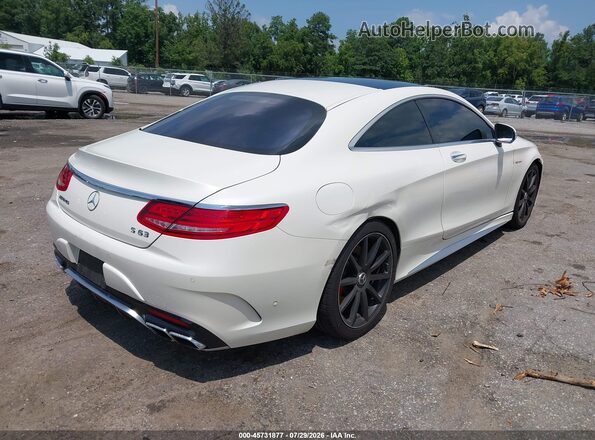 WDDXJ7JB1GA016982 2016 MERCEDES-BENZ AMG S 63 White Задня права чверть