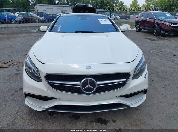 WDDXJ7JB1GA016982 2016 MERCEDES-BENZ AMG S 63 White Вид щитка приладів