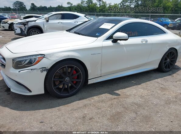 WDDXJ7JB1GA016982 2016 MERCEDES-BENZ AMG S 63 White Вид спереду