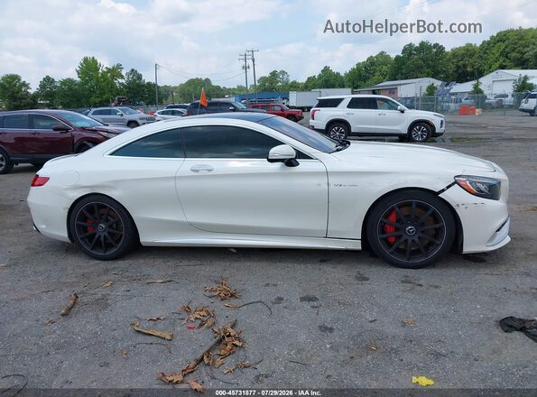 WDDXJ7JB1GA016982 2016 MERCEDES-BENZ AMG S 63 White Вид задньої частини салону