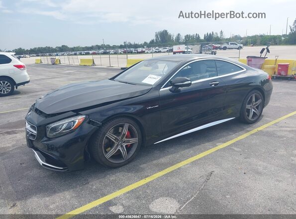 WDDXJ7JB6GA012099 2016 MERCEDES-BENZ AMG S 63 Black Передня ліва чверть