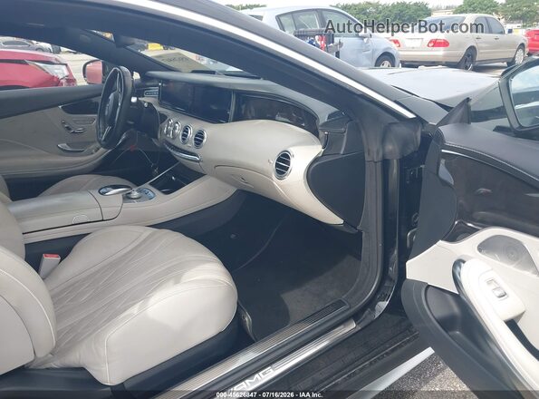 WDDXJ7JB6GA012099 2016 MERCEDES-BENZ AMG S 63 Black Вид салону спереду