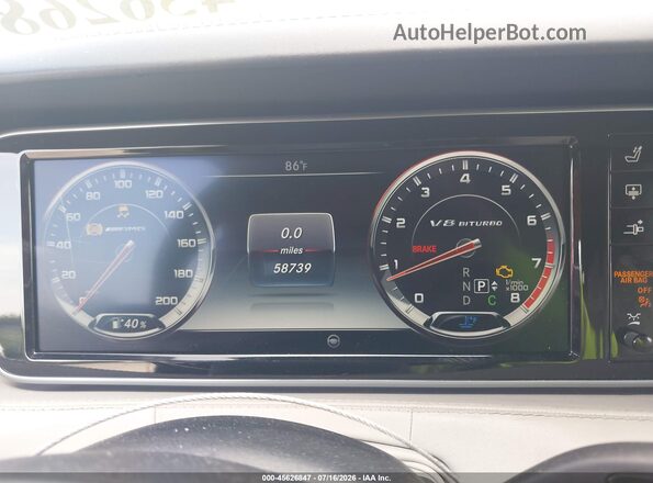 WDDXJ7JB6GA012099 2016 MERCEDES-BENZ AMG S 63 Black Вид задніх сидінь