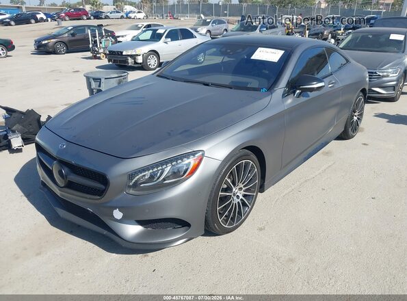 WDDXJ8FB1HA030753 2017 MERCEDES-BENZ S-CLASS Gray Front left