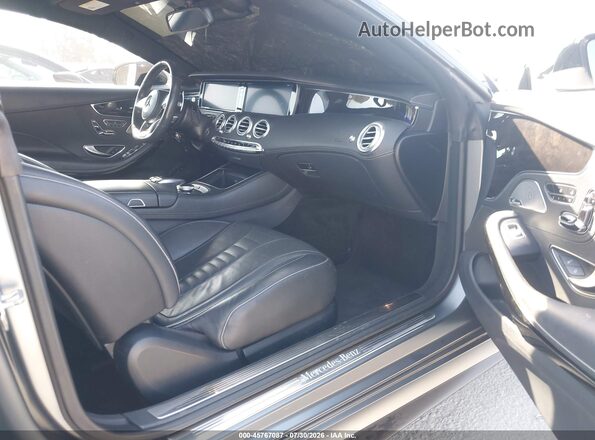 WDDXJ8FB1HA030753 2017 MERCEDES-BENZ S-CLASS Gray Front interior view