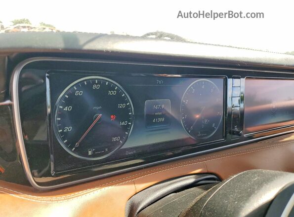 WDDXJ8FB2GA014561 2016 MERCEDES-BENZ S Black Вид щитка приладів