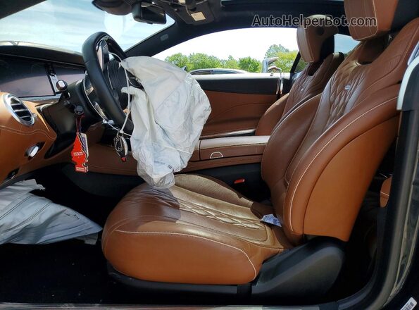 WDDXJ8FB2GA014561 2016 MERCEDES-BENZ S Black Вид салону спереду