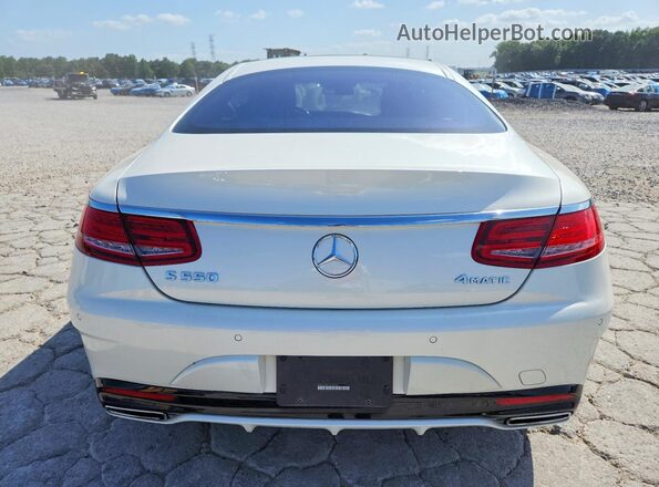 WDDXJ8FB7HA028523 2017 MERCEDES-BENZ S White Widok z tyłu