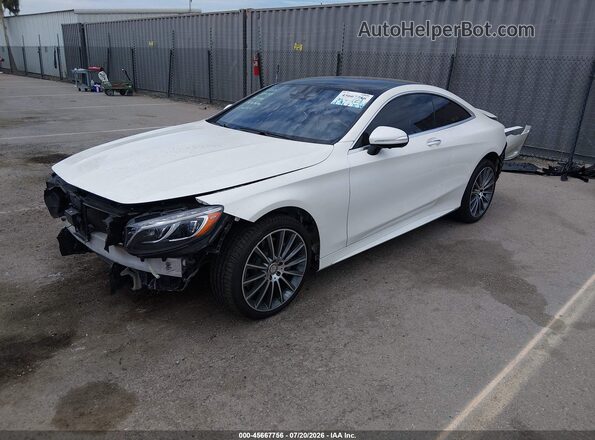 WDDXJ8FBXGA013237 2016 MERCEDES-BENZ S-CLASS Белый Передняя левая четверть