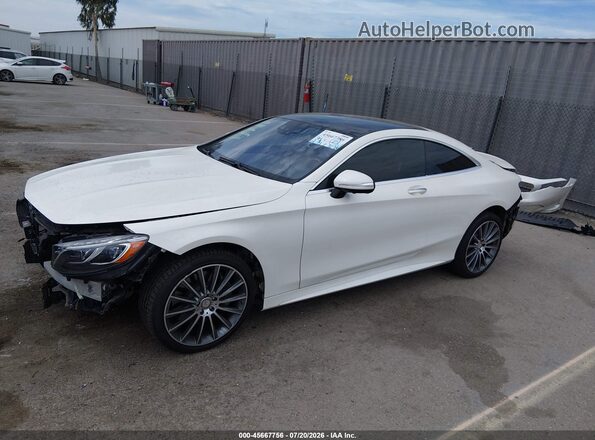 WDDXJ8FBXGA013237 2016 MERCEDES-BENZ S-CLASS Белый 