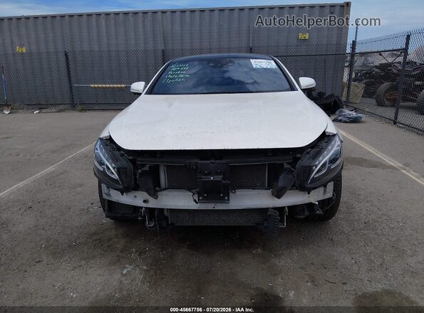 WDDXJ8FBXGA013237 2016 MERCEDES-BENZ S-CLASS Белый Вид задней части салона