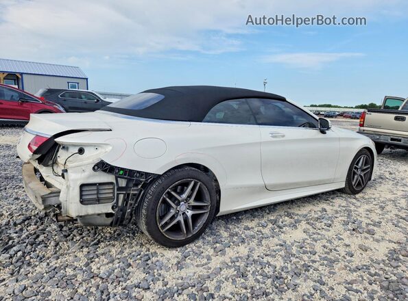 WDDXK8CB9HA024703 2017 MERCEDES-BENZ S Белый Задняя правая четверть