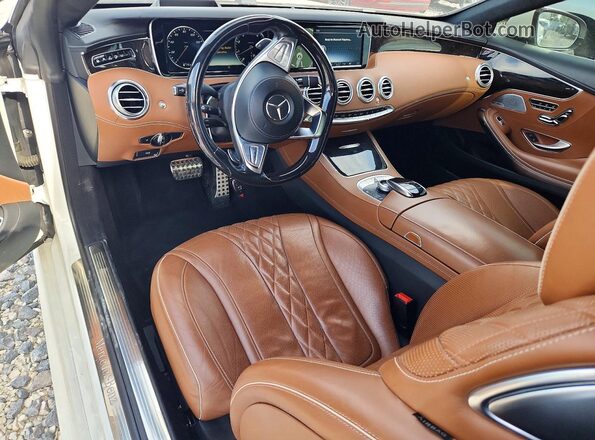 WDDXK8CB9HA024703 2017 MERCEDES-BENZ S Белый Вид панели приборов