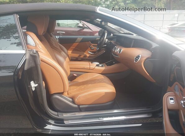 WDDXK8CB9HA031506 2017 MERCEDES-BENZ S-CLASS Black Vista interior delantera