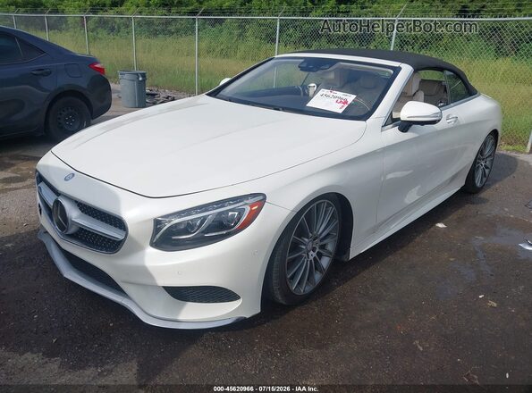WDDXK8CBXHA023544 2017 MERCEDES-BENZ S-CLASS White Przód lewy