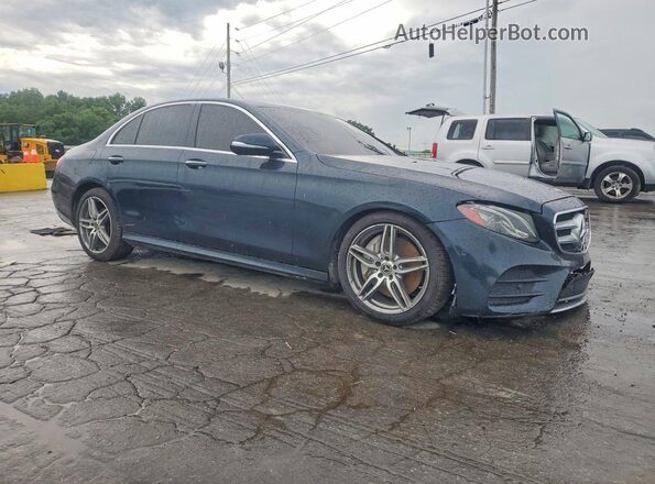 WDDZF4JB0HA261265 2017 MERCEDES-BENZ E Blue Delantero derecho