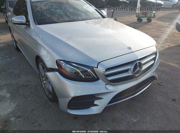 WDDZF4JB0JA429458 2018 MERCEDES-BENZ E-CLASS Silver წინა ხედი