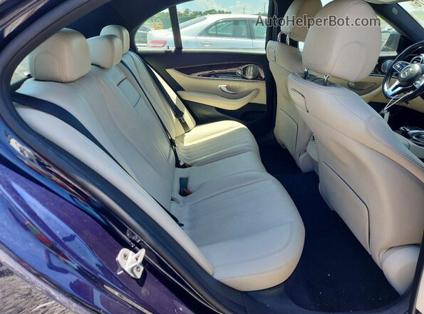 WDDZF4JB0KA562142 2019 MERCEDES-BENZ E Blue Հետևի նստատեղերի տեսք