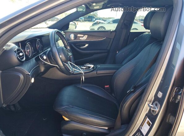 WDDZF4JB0KA584125 2019 MERCEDES-BENZ E Gray Вид салону спереду