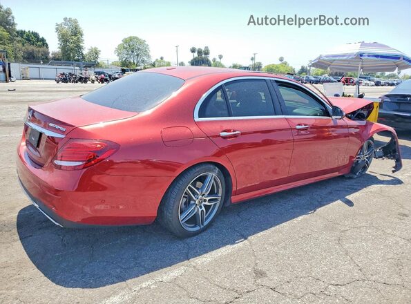 WDDZF4JB0KA643027 2019 MERCEDES-BENZ E Red Задня права чверть
