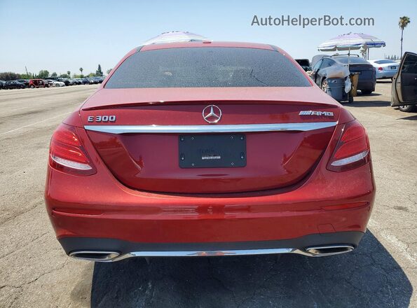 WDDZF4JB0KA643027 2019 MERCEDES-BENZ E Red Вид ззаду
