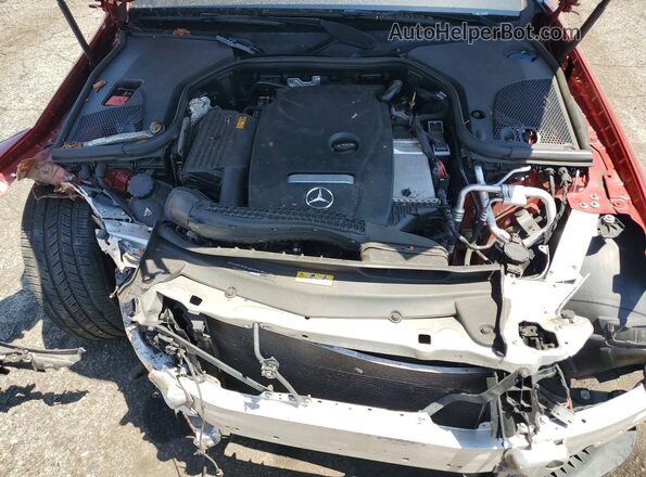 WDDZF4JB0KA643027 2019 MERCEDES-BENZ E Red Вид задньої частини салону