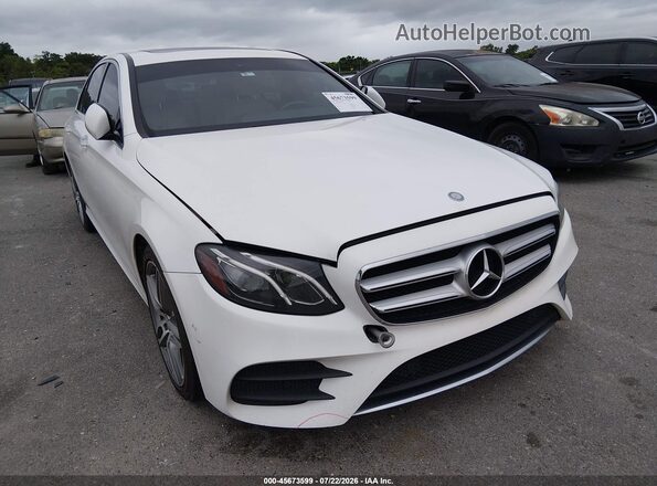WDDZF4JB1HA079316 2017 MERCEDES-BENZ E-CLASS Белый Вид спереди