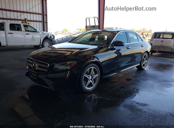 WDDZF4JB1HA202953 2017 MERCEDES-BENZ E-CLASS Black Vista tres cuartos delantera izquierda