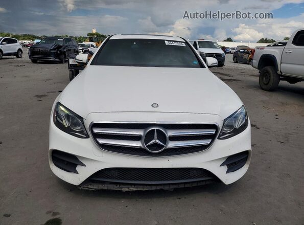 WDDZF4JB1HA204766 2017 MERCEDES-BENZ E White Front view