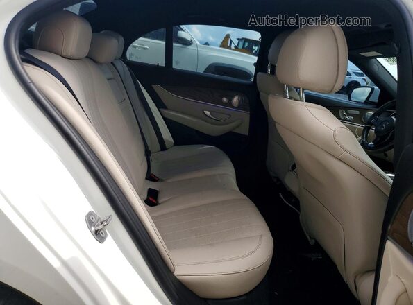 WDDZF4JB1HA204766 2017 MERCEDES-BENZ E White Rear seats view