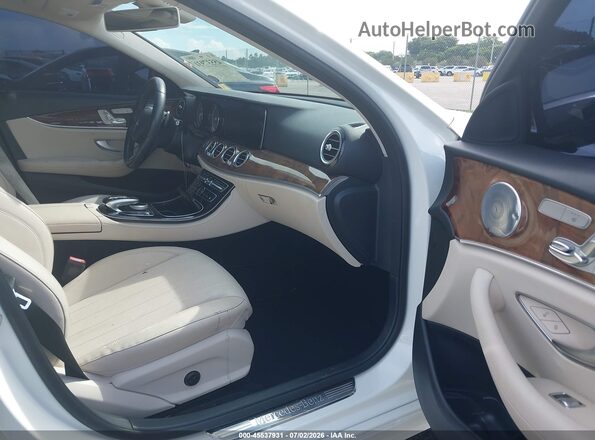 WDDZF4JB1JA333158 2018 MERCEDES-BENZ E-CLASS White Vista interior delantera