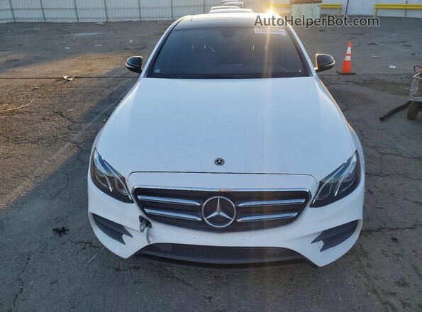 WDDZF4JB1JA371702 2018 MERCEDES-BENZ E White წინა ხედი