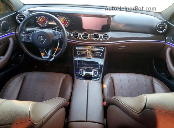 WDDZF4JB1JA371702 2018 MERCEDES-BENZ E White წინა პანელის ხედი