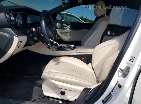 WDDZF4JB1JA428982 2018 MERCEDES-BENZ E White Vista interior delantera