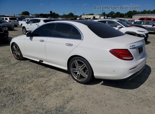 WDDZF4JB1JA428982 2018 MERCEDES-BENZ E White Trasero izquierdo