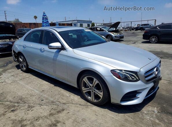 WDDZF4JB1JA446267 2018 MERCEDES-BENZ E Silver Front right