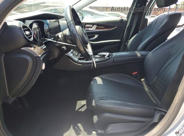 WDDZF4JB1JA446267 2018 MERCEDES-BENZ E Silver Front interior view