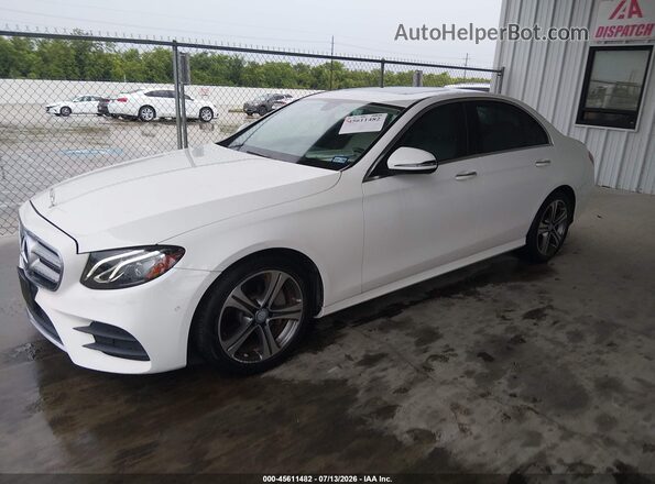 WDDZF4JB2HA076277 2017 MERCEDES-BENZ E-CLASS White Առջևի ձախ երեք քառորդ տեսարան