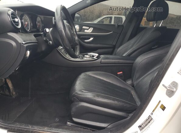 WDDZF4JB2HA174936 2017 MERCEDES-BENZ E White Vista interior delantera