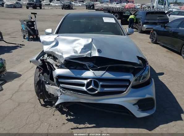 WDDZF4JB2HA234567 2017 MERCEDES-BENZ E-CLASS Silver Instrument cluster view